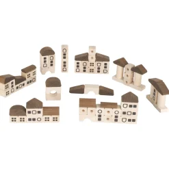 Houten Bouwblokken Stad, 70dlg.-Goki Best