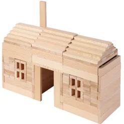 Goki Houten Bouwplankjes, 200dlg. Discount