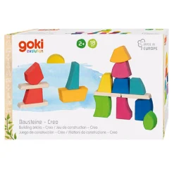 Goki Houten Bouwstenen Creo, 14dlg. Best
