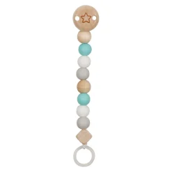 Goki Houten Fopspeenketting Ster Blauw Best