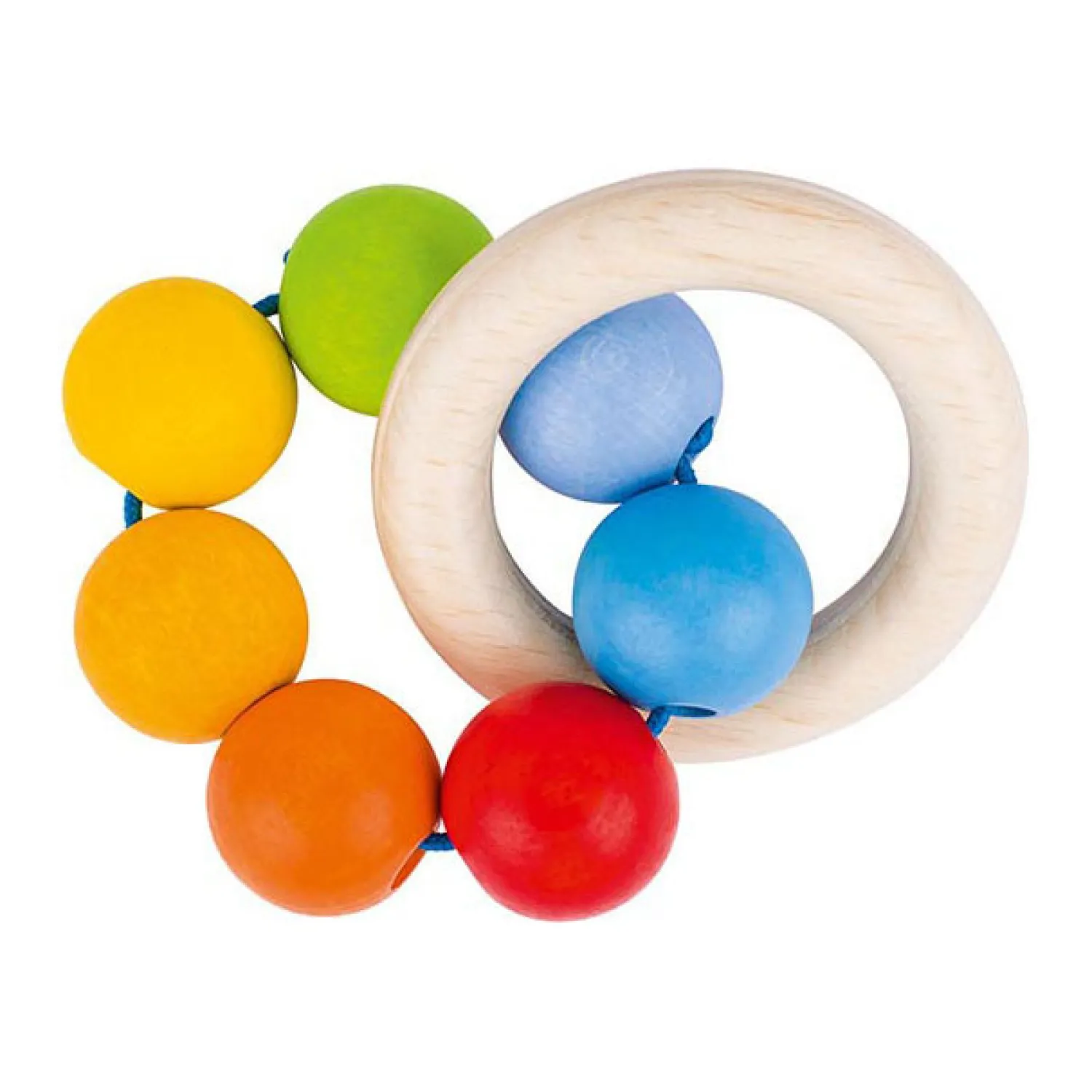 Houten Grijppring Regenboog-Goki Online