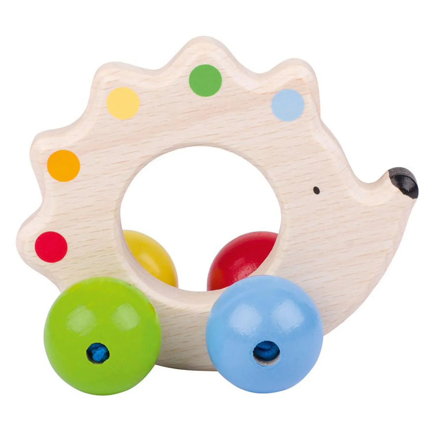 Houten Grijpring Egel Kleur-Goki Best