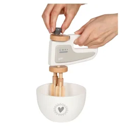 Houten Handmixer met Kom, 2ldg.-Goki Sale