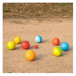 Goki Houten Jeu de Boules Spel met Katoenen Zak, 9dlg. New