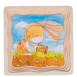 Houten Lagenpuzzel - Moestuin, 53st.-Goki Hot