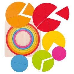 Houten Lagenpuzzel Cirkel, 21st.-Goki Discount