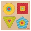 Houten Lagenpuzzel Geometrische Vormen, 16st.-Goki Best