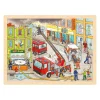 Houten Legpuzzel Brandbestrijding, 96st.-Goki Best