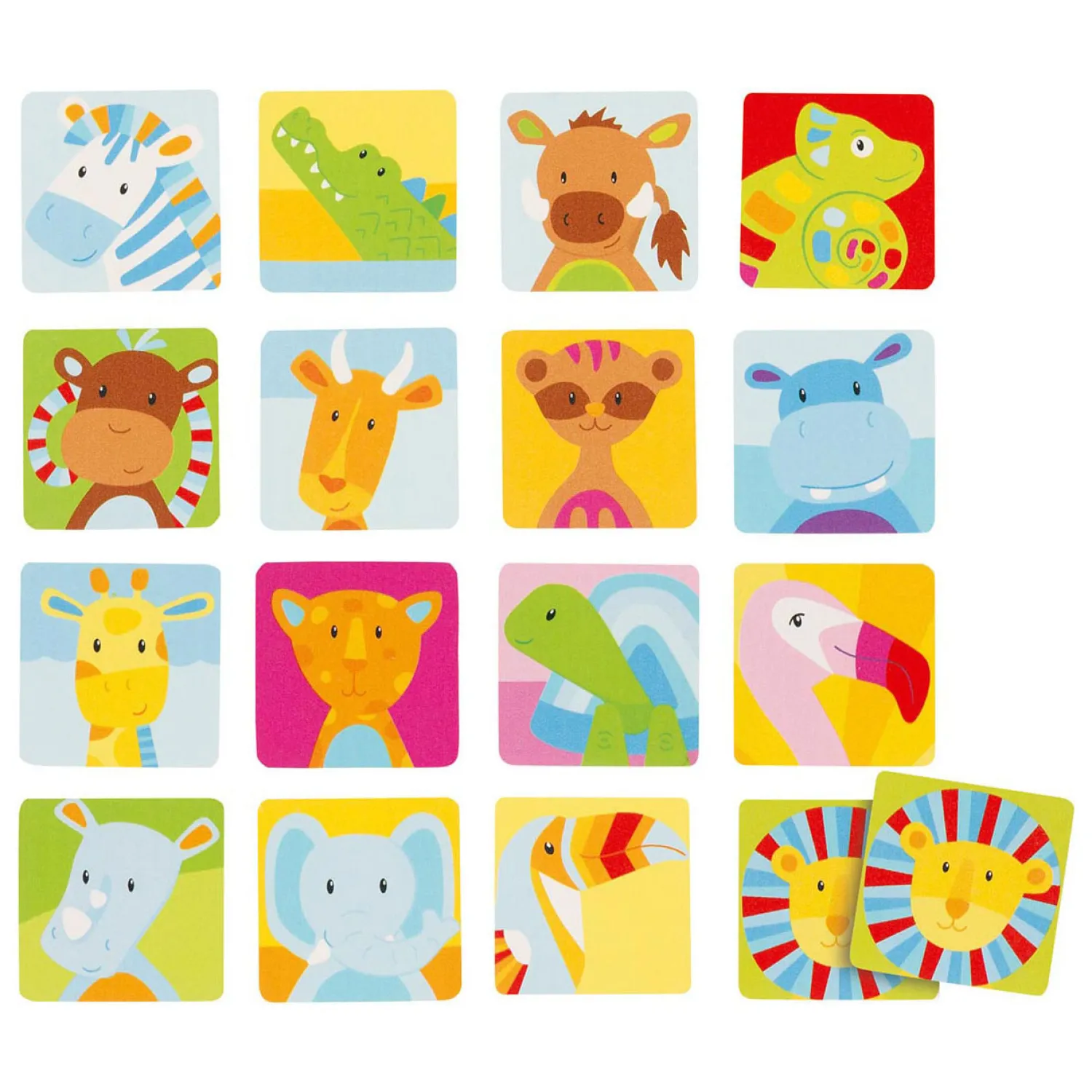 Houten Memospel Safari, 32dlg.>Goki Outlet