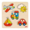 Houten Noppenpuzzel Voertuigen>Goki Online