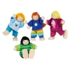 Goki Houten Poppenhuis Poppen Flexibel Kinderen, 4st. Discount