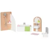 Houten Poppenmeubels Badkamer, 10dlg.-Goki Discount