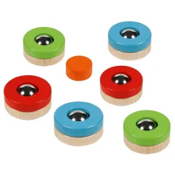 Goki Houten Puckfire Curling Werpspel, 7dlg.