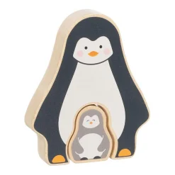 Goki Houten Puzzel Staand Pinguïnt, 2st. New
