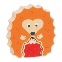 Houten Puzzel Staand Egelt, 2st.>Goki Hot