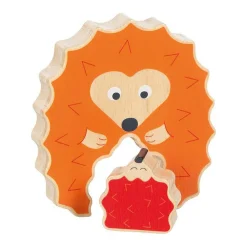 Houten Puzzel Staand Egelt, 2st.>Goki Hot