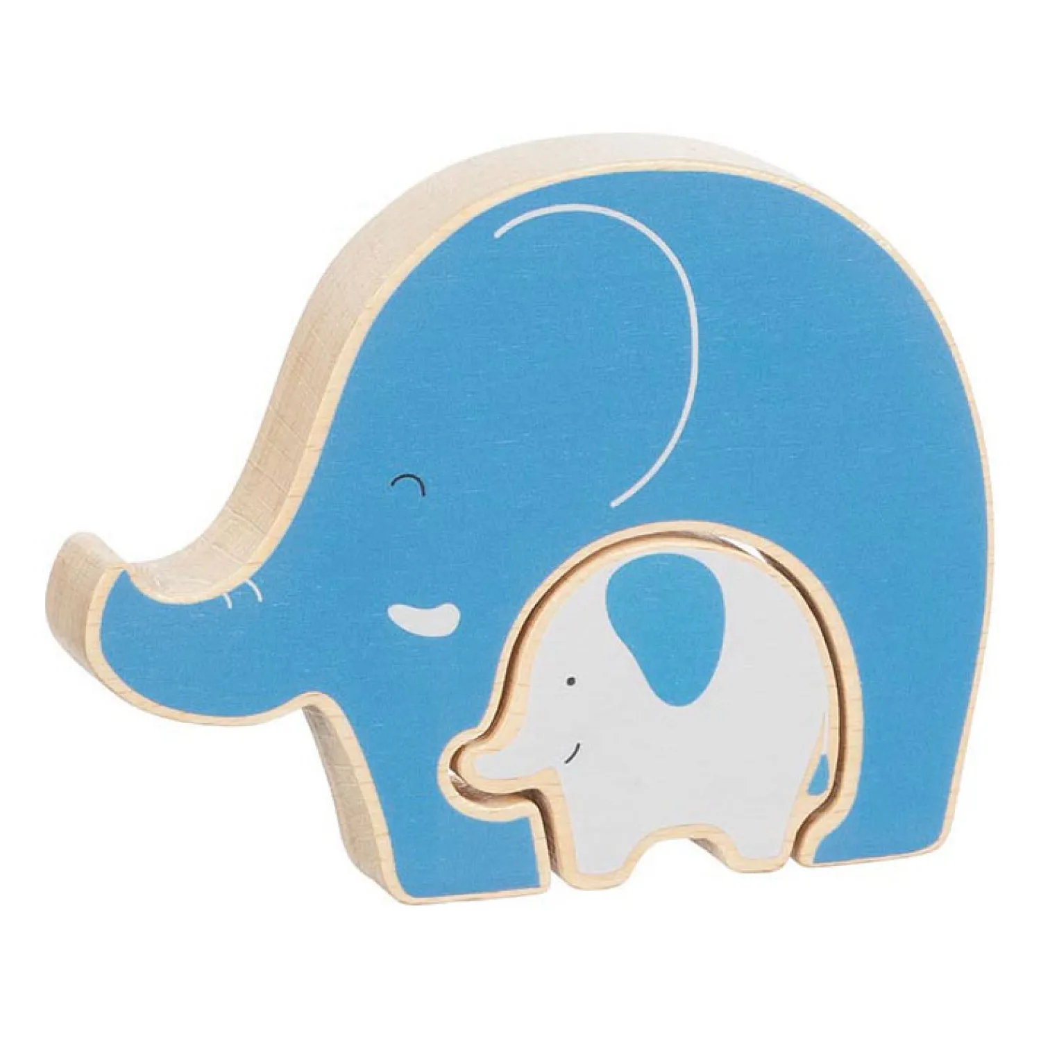 Houten Puzzel Staand Olifant, 2st.-Goki Hot
