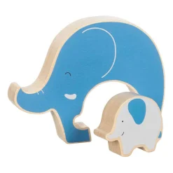 Houten Puzzel Staand Olifant, 2st.-Goki Hot