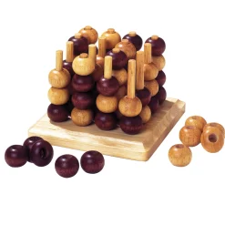 Goki Houten Tic Tac Toe 3D Outlet