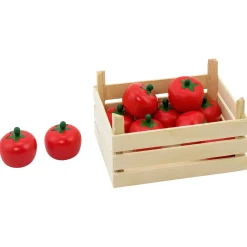 Houten Tomaten in Kist, 10dlg.-Goki New