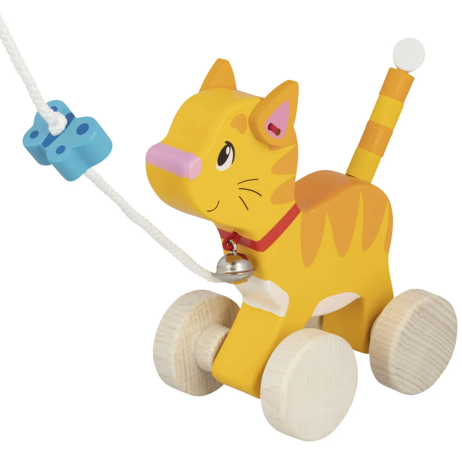 Houten Trekdier Poesje>Goki Outlet