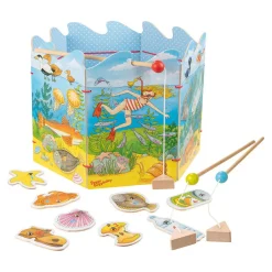 Houten Visspel Peggy Diggledey, 16dlg.-Goki Online