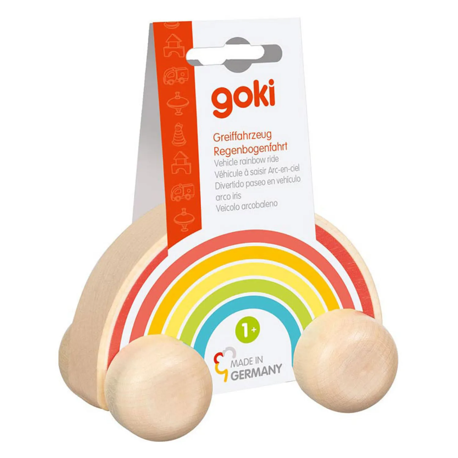 Houten Voertuig Regenboog>Goki Outlet