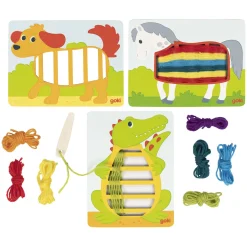 Houten Weefpuzzels, 3st.-Goki Clearance