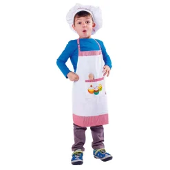 Keuken Kookset Koksmuts en Schort, 3dlg.><noscript><img width=