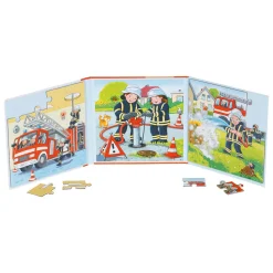 Goki Magnetisch Legpuzzelboek Brandweer, 40st. Hot