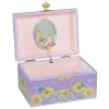 Goki Muziekdoos Ballerina Bloemen Paars Best