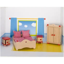 Goki Poppenhuis Meubeltjes Slaapkamer Hot