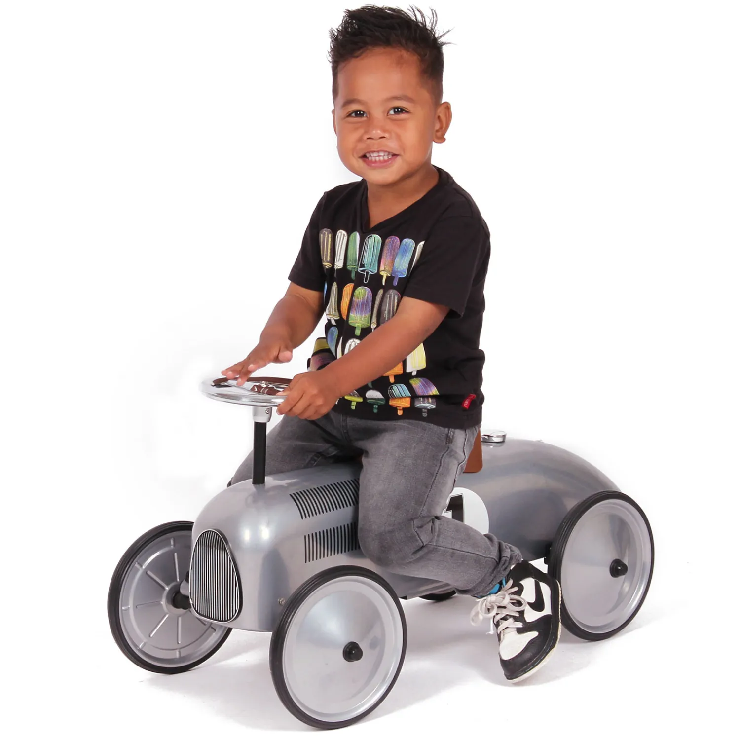 Retro Loopauto Zilver-Goki Sale