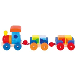 Rubberhouten Blokkentrein Mumbai, 7dlg.-Goki Clearance