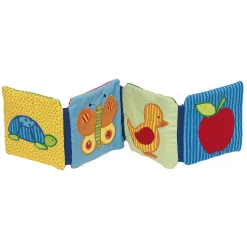 Stoffen Boekje met Rammelaar, Knisperfolie en Pieper>Goki Best