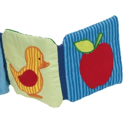 Stoffen Boekje met Rammelaar, Knisperfolie en Pieper><noscript><img width=