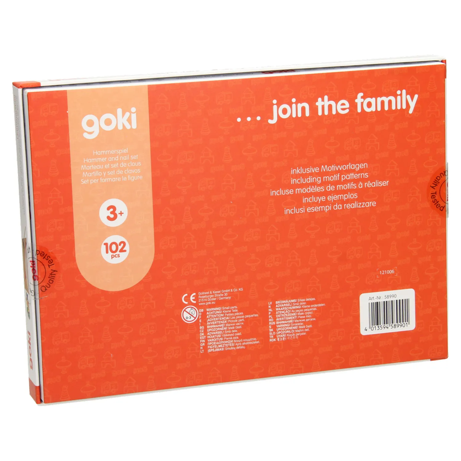 XXL Hamertje Tik, 102dlg.>Goki Clearance