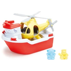 Green Toys Reddingsboot met Helikopter Clearance