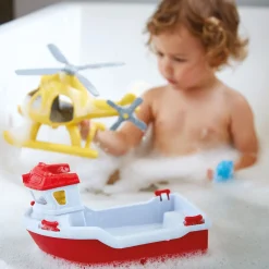 Green Toys Reddingsboot met Helikopter Clearance