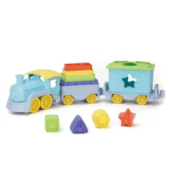 Stapel en Sorteer Trein, 12dlg.>Green Toys Discount