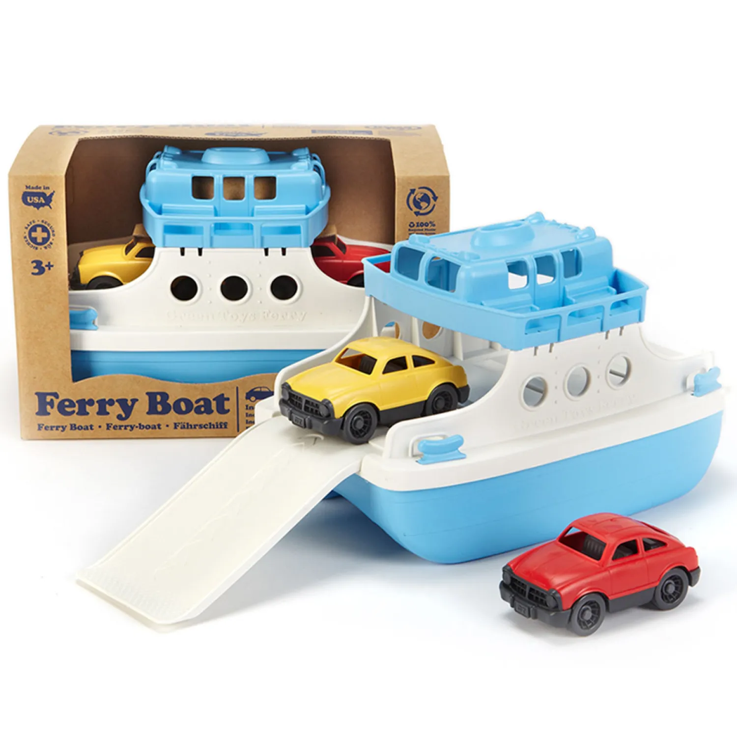 Green Toys Veerboot met Auto's Hot