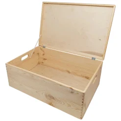 Grenen Opbergkist met Klepdeksel (40x30x23cm)-Playwood Discount