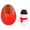 Groei-Ei Kerstman/Sneeuwpop, 6cm-