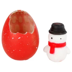 Groei-Ei Kerstman/Sneeuwpop, 6cm-