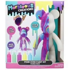 Grote Marmeren Look Beer Gietset - incl 5 Neon verfkleuren>Spectron Sale