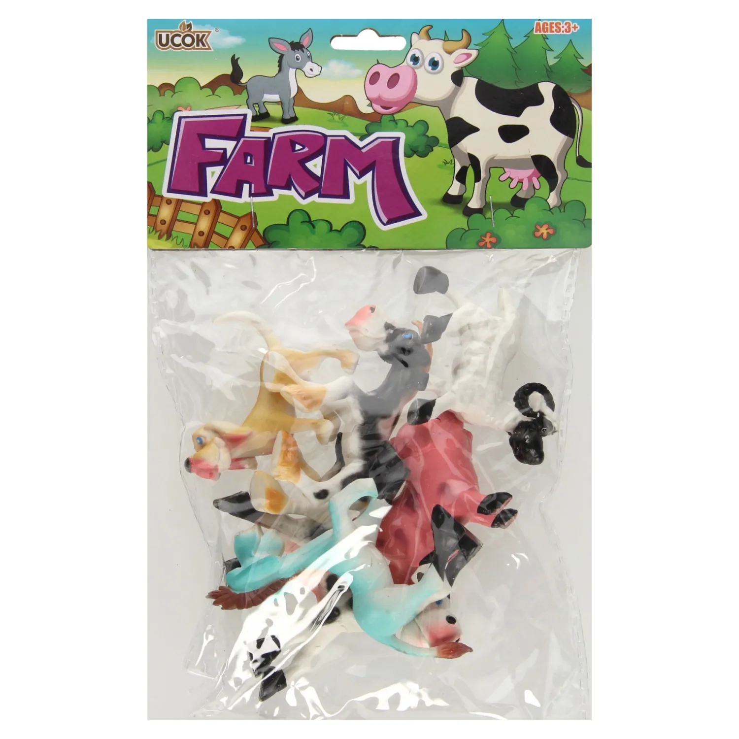 Guitige Boerderijdieren Speelset, 6st.> Sale