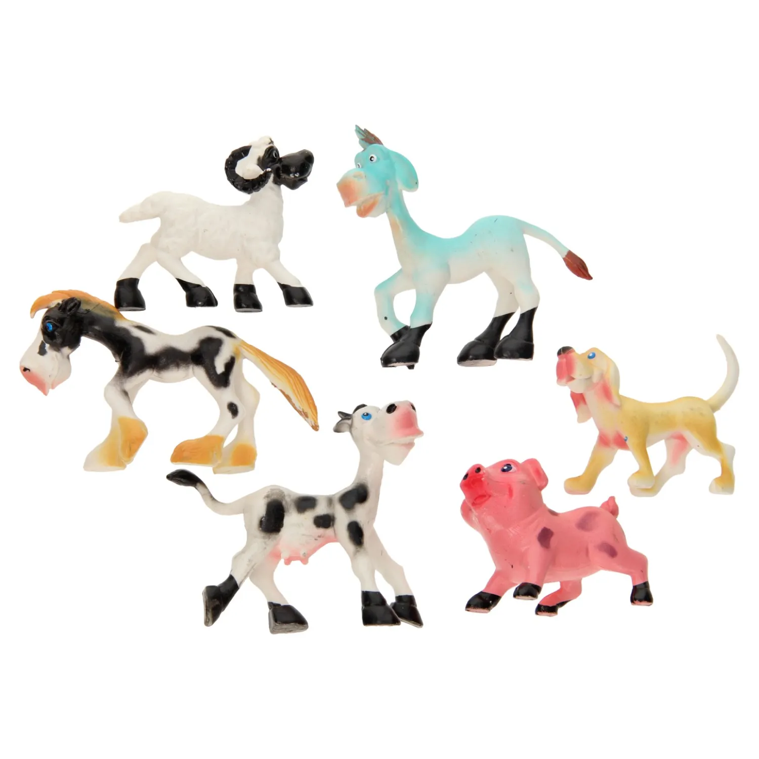 Guitige Boerderijdieren Speelset, 6st.> Sale