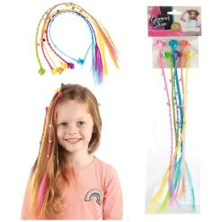 Toi-Toys Haarlok Haarclip met Hartjes, 6st. New
