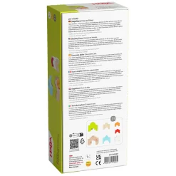 Houten Stapeltoren Huis op Huis><noscript><img width=