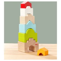 Houten Stapeltoren Huis op Huis><noscript><img width=